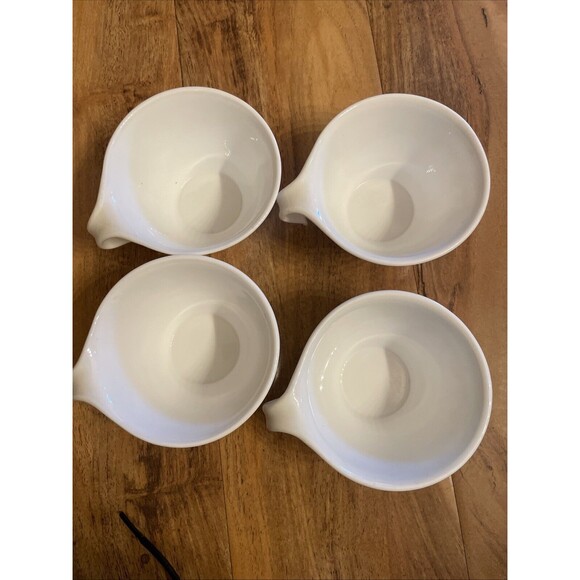 Set of 4 Corelle CorningWare PYREX Butterfly Gold Cups Open Handle - Picture 2 of 4